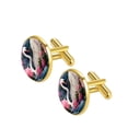 thumbnail image 2 of Swan Mens Cufflinks Set: Sophisticated Stainless Steel Silver Jewelry for Formal Attire, 2 of 6