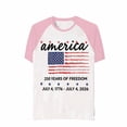 thumbnail image 5 of 250th Anniversary Usa Shirt Boys Girls 4th of July T-Shirt Crewneck Short Sleeve American Flag Tees Casual Summer Tops Graphic Tees for Kids Daily Wear, 5 of 5