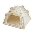 thumbnail image 2 of Cama para mascotas semicerrada, plegable, para exteriores, tienda de campaña para mascotas, a prueba de mosquitos y transpirable, tienda de campaña de verano para mascotas, adecuada para uso en interi, 2 of 6