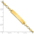 thumbnail image 5 of Sterling Silver Gold-Tone 6.5 Inch Hearts Children's Id Bracelet (Width 5.5) (Length 6.5) - Jbsp, 5 of 5