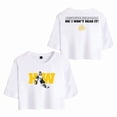 thumbnail image 3 of Hayley Williams Negative Self-Talk Merch T-Shirt For Women&Girls Midriff Short Sleeve Summer Fashion Vest Tee, 3 of 4
