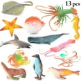 thumbnail image 2 of 21 Pcs Jouet Animal Océan Assorti Jouet Animal Marin Artificiel Figurine Animal Marin, 2 of 6