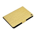 thumbnail image 5 of Allytechgroup Glitter Smart Case for Amazon Kindle Fire Max 11 13th Gen 2023, Slim Fit PU Leather Multi Angle Viewing Stand Shockproof Bumper Flip Folio Cover Case for Fire Max 11,  Gold, 5 of 11
