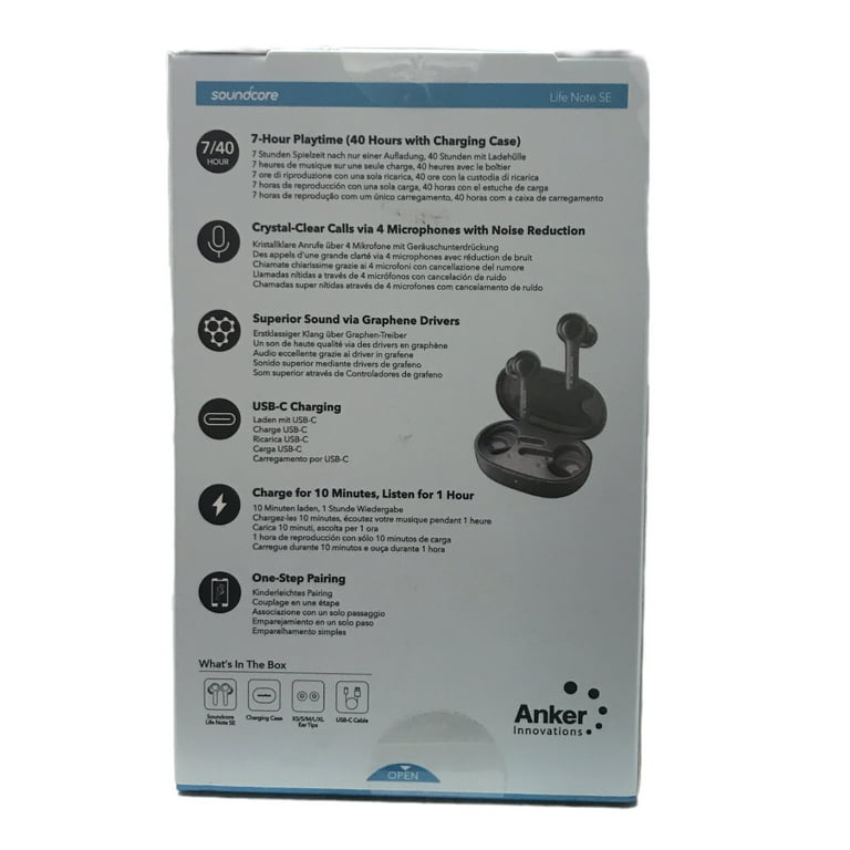 Soundcore life note charging clearance
