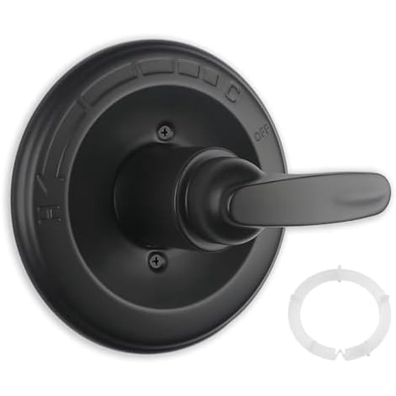 Replacement for Delta 13/14 Series Shower Handle Trim Kit, for Delta R10000 Valve, Cartridge and Valve Not Included, Matte Black$$Tools & Hardware Other