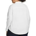 thumbnail image 3 of Eddie Bauer Women's Departure Stretch Long Sleeve Shirt with UPF 50 XXL White, 3 of 4