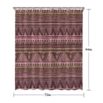 thumbnail image 5 of Brown Geometric Striped Pattern Shower Curtain 72"x84" ,Bathroom Decorative Shower Curtains Set with 12 Hooks,Modern Waterproof Washable Shower Curtain, 5 of 6