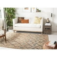thumbnail image 3 of SAFAVIEH Kilim Mendoza Geometric Floral Area Rug, Natural/Blue, 9' x 12', 3 of 7