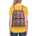 thumbnail image 4 of Xecao Pumpkin And Flying Bat1 for Drawstring Bags,Pull String Backpack Bags,String Bag Sackpack, 4 of 6