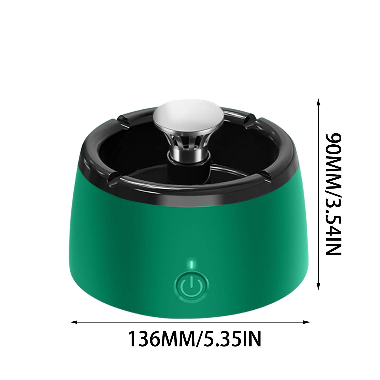 Smart Ashtray with Negative Ion Air Purifier, Portable Desktop Smoke Cleaner, Removes Secondhand Smoke and Odors, Quiet Energy Saving, Ideal for Home Office Bedroom Living Room B