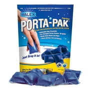 Walex Porta-Pak RV Toilet Treatment Drop-Ins, Treats Black Holding Tanks, 10-Pack, Fresh