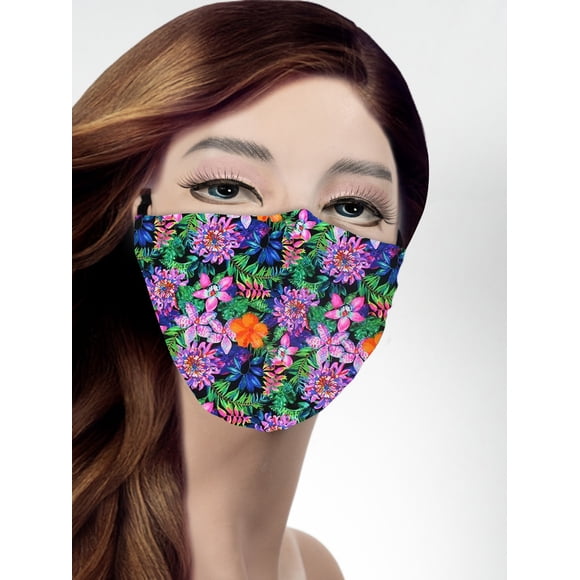 Colorful Prints Ladies Hi Fashion Designer 90210 Face Mask