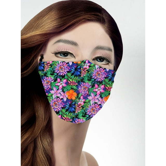 Colorful Prints Ladies Hi Fashion Designer 90210 Face Mask