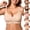 Beige, variant on Women' s Solid Color Seamless Lift-and-Gather Bra Wire-Free Comfortable Everyday Lingerie with Side Support and Natural Shape Enhancement Size S