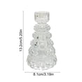 thumbnail image 6 of Clear Christmas Tree Glass Candle Holders, Taper Tealight Candlestick Holders for Table Centerpieces, Xmas Tree Shaped Decorations, for Party Winter Holiday Farmhouse Centerpiece Decor, 6 of 6