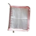 thumbnail image 3 of fenteer Jewelry Storage Book Gift Portable Dustproof Transparent Jewelry Storage Bag pink, 3 of 8
