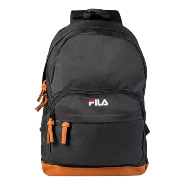 Mochila Fila Backpack Suede Negro Unisex Escolar Oficina negro Unitalla