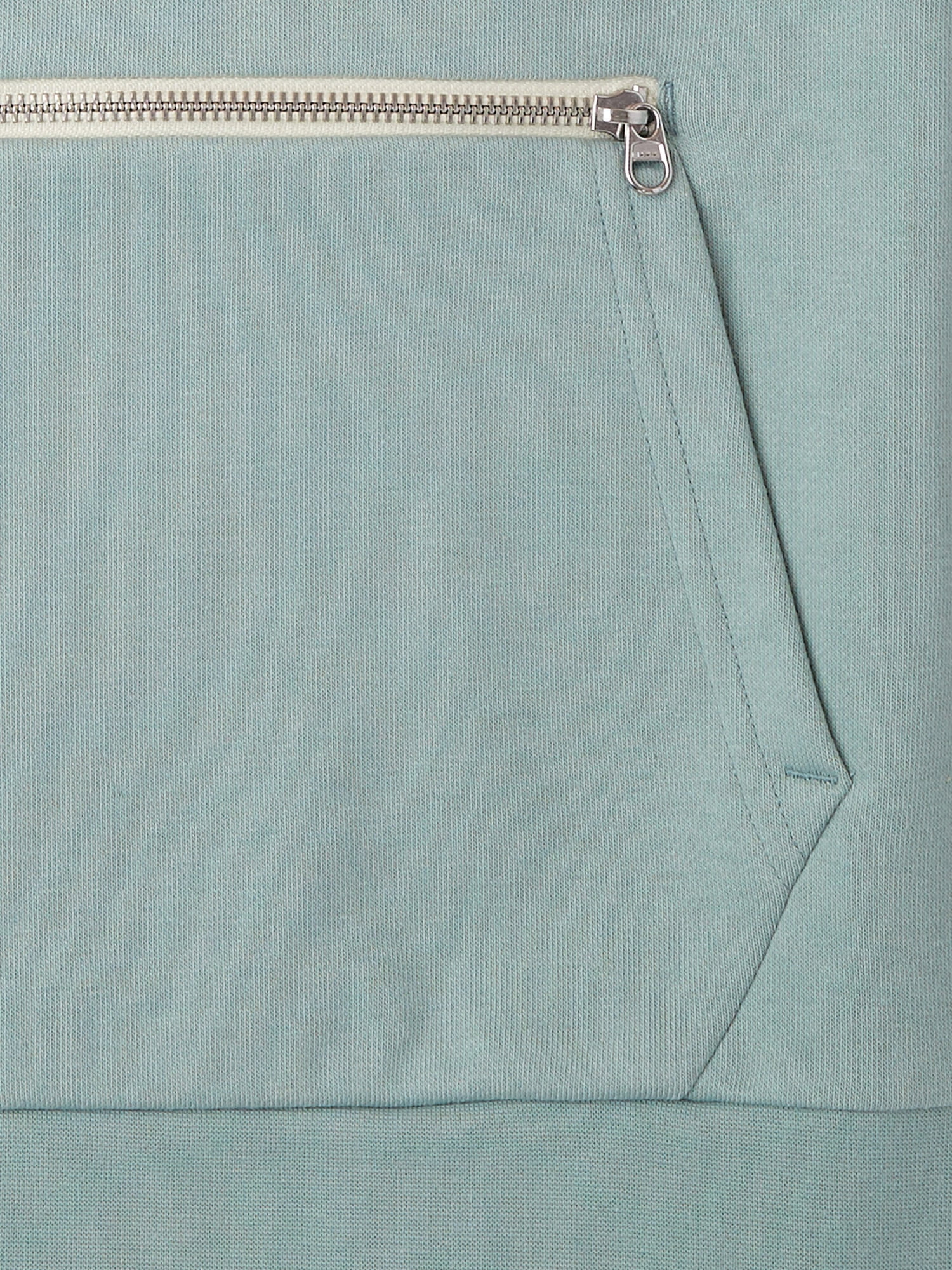 Wonder Nation Boys Long Sleeve Pullover Hoodie with Zip Pocket, Sizes 4-18 & Husky