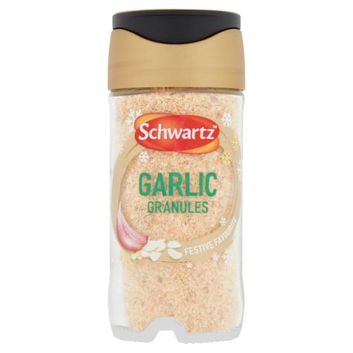 Schwartz Garlic Granules Jar 50g, British Import (Pack of 2)