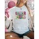thumbnail image 2 of Fashion Short-Sleeve T-Shirt for Women with a Letter Pattern Print of The 'Easter' Bunny, Model 10640 For Adult, Men, Women, Teen, Teenager, Adolescent, Youth, 2 of 7