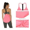 thumbnail image 5 of icyzone Workout Shirts Yoga Tops T-Back Running Tank Top, 5 of 6
