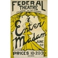 thumbnail image 3 of Anonymous 11x14 Black Modern Framed Museum Art Print Titled - Enter Madam at Federal Theatre, La Cadena and Mt. Vernon (1936-1941), 3 of 5