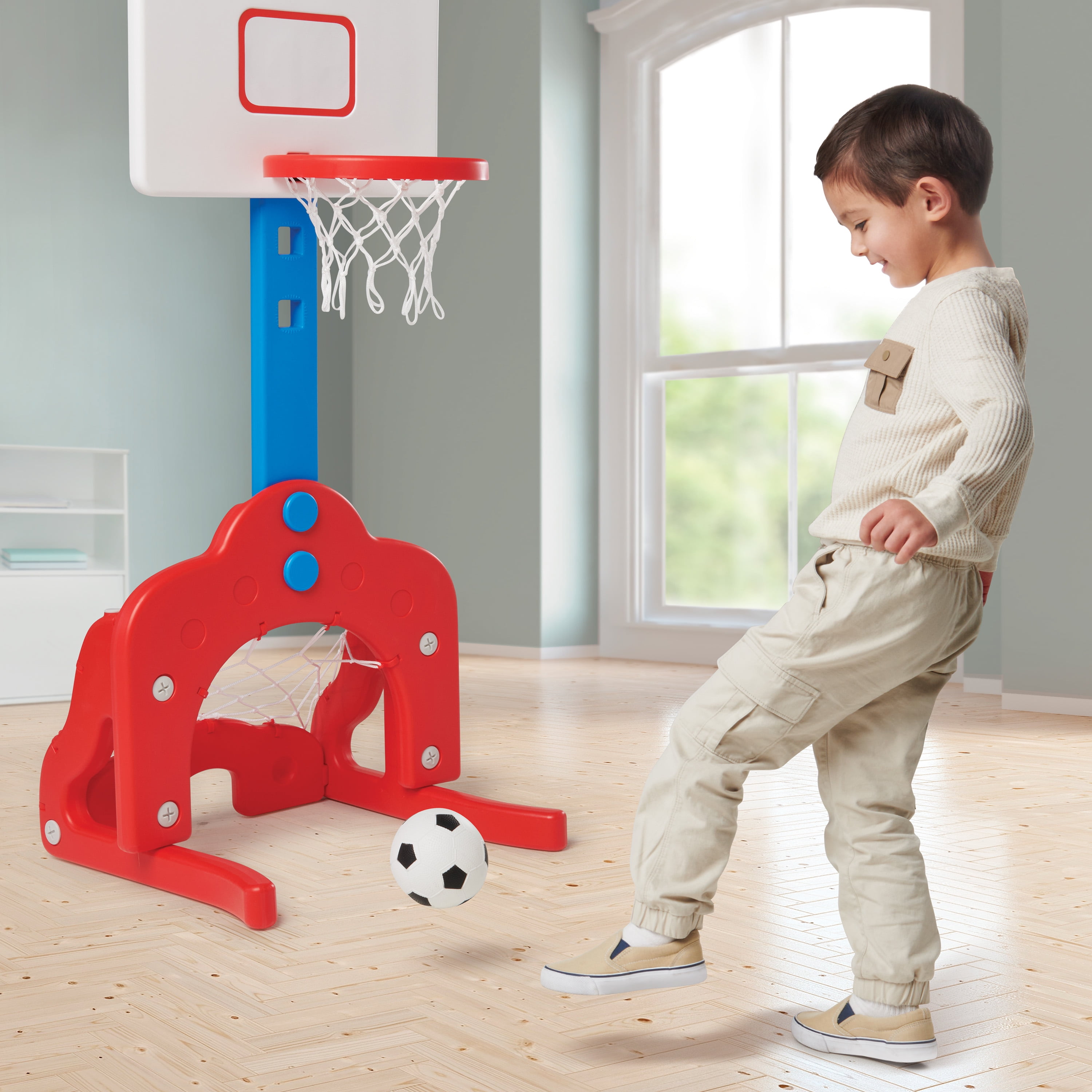 Play Day 8-in-1 Combo Lawn Game Sport Set, 21 Pieces, Children Ages 3+