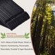 thumbnail image 2 of Colgadores de Madera FairyHaus Paquete de 30 con Gancho Giratorio 360° Negro, 2 of 9
