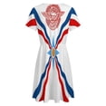 thumbnail image 5 of Assyrian Flag Sundress Short Sleeve Dress Summer Women Clothes Dress for Women Dresses, 5 of 7