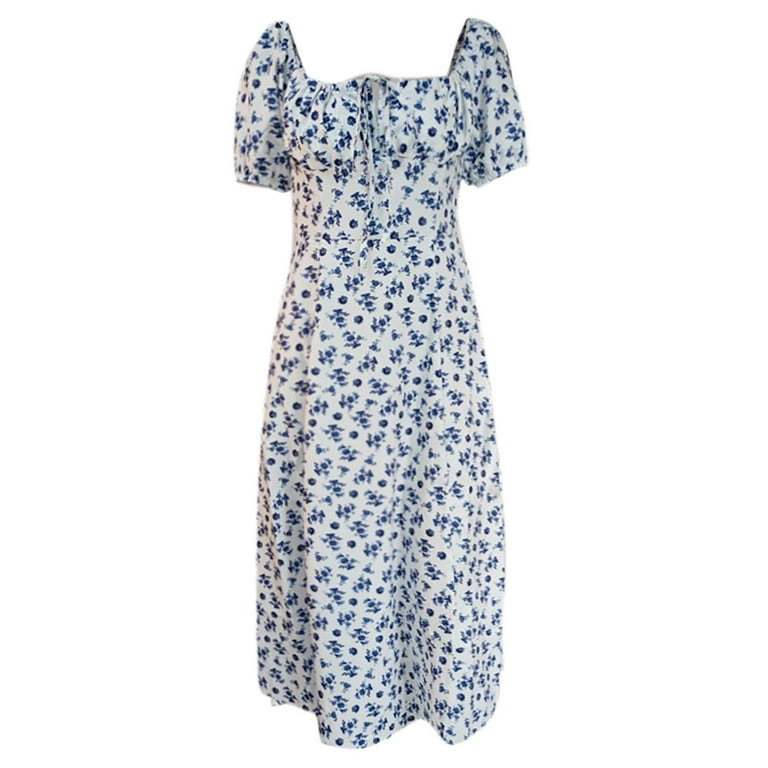dresses floral casual 2019 2 Ways to Wear a Yellow Floral Dress from Dressy to Casual