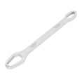 thumbnail image 5 of Double End Multifunctional Universal Wrench Labor Saving Steel Repair Tool 8mm T 270mm L 250g White Thicken Mirror Chrome Plated, 5 of 5
