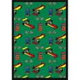 thumbnail image 2 of Joy Carpets Pit Stop 7'8" x 10'9" Area Rug In Color Red, 2 of 2