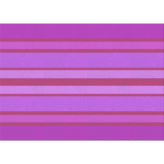 Ahgly Company Indoor Rectangle Patterned Fuchsia or Magenta Purple Area Rugs, 2' x 4'