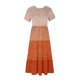 thumbnail image 3 of Vestido de Manga Corta para Mujeres Vestido de Verano de Cuello Redondo Impreso, Poliéster de Tamaño Verdadero Diario Y Vestido de Fiesta, 3 of 5