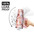 thumbnail image 3 of Cute Ghost Pumpkin Halloween Pattern Tumbler with Handle and Lid,40oz Double Wall Vacuum Insulated Tumbler,Cups Gift for Women and Men, 3 of 7