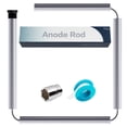 thumbnail image 1 of Barra de ánodo Eau de aluminio y zinc de 44 pulgadas para calentador de agua, 1 of 7