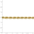 thumbnail image 5 of Real 14kt Yellow Gold 5.5mm Diamond Cut Rope with Lobster Clasp Chain; 18 inch; for Adults and Teens; for Women and Men, 5 of 5