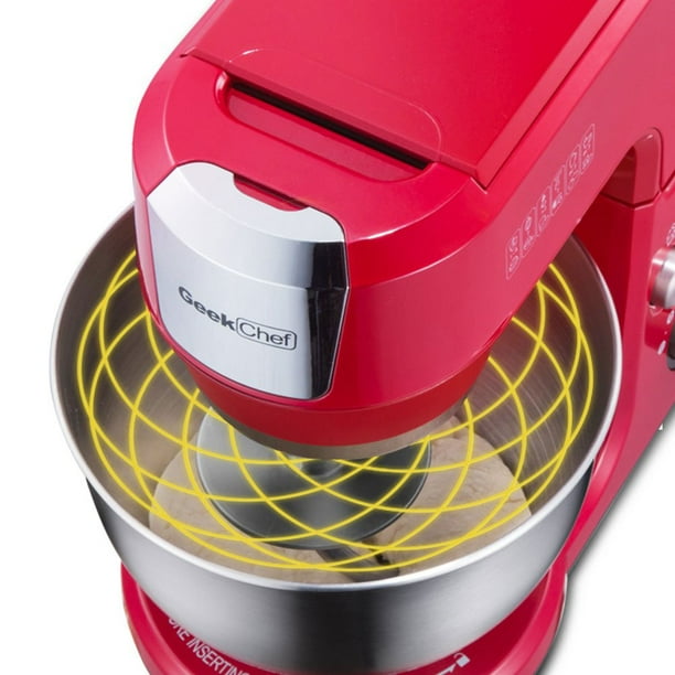 Geek Chef 2.6 Quart 7 Speed Stand Mixer with Mincer Food Processor Attachments Walmart