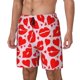 thumbnail image 1 of Fotbe Lips Kiss Traje de Baño para Hombre – Shorts de Natación de Secado Rápido con Forro y Bolsillos-XX-Large, 1 of 6