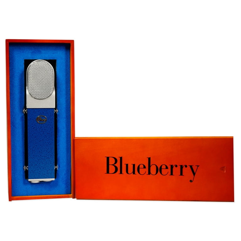 Blue Blueberry Condenser Studio Recording Microphone w/Shockmount+