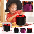 thumbnail image 3 of 1Pcs Halloween Bat Wings Treat Bags Velvet Goody Bags For Trick Or Treating, 3 of 13