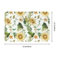 thumbnail image 3 of Haiem Watercolor Bright Sunflowers Front Door Mat Indoor Outdoor Entrance, Waterproof All-Season, All-Weather Doormat, Durable Flannel Fabric, Fade Resistant, Low Profile, 16x24in, 3 of 9