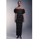 thumbnail image 1 of Vestido Bellabarnetten Yarera sin tirantes con vendaje de perlas, 1 of 5
