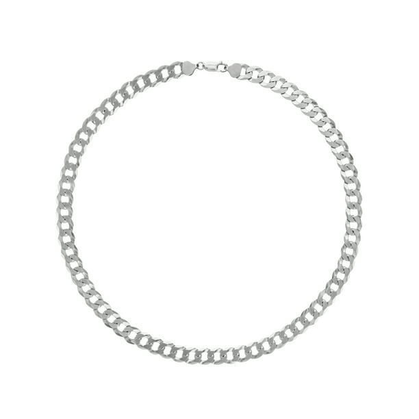 Shaquille O'Neal Men's Sterling Silver Curb Necklace, 20