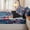 Blue Teal Orange, variant on Erosebridal Elegant Baroque Damask Zipper Full Size Comforter Sets with Fitted Sheet and 2 Pillowcases,Ornate Scroll Border Print Zipper Bedding Set,Dark Gray Black,4pcs,Black Reversible