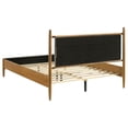 thumbnail image 3 of Pemberly Row 46" Wood Queen Panel Platform Bed in Light Brown/Gray, 3 of 10