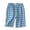 Blue, variant on JTieacloth Men's Sleep Tops Men's Plaid Shorts Five Quarter Pants Loose Casual Pajama Pants Summer Thin Double Layer Large Size Home Pants Blue