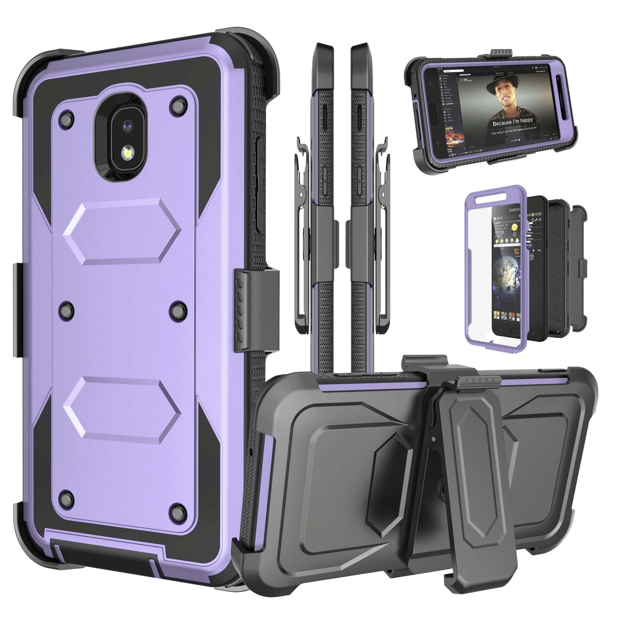 Njjex Case Holster Samsung Galaxy J7 2018 J7 Aura J7 Crown J7 Top J7 Eon J7 Refine