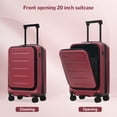 thumbnail image 6 of imerelez Luggage Sets 5 Piece with Front Opening, Hardside Expandable Carry On Suitcase Set with Double Spinner Wheel, Lightweight Travel Luggage with USB Port,TSA Locks (20"24"28"), 6 of 8