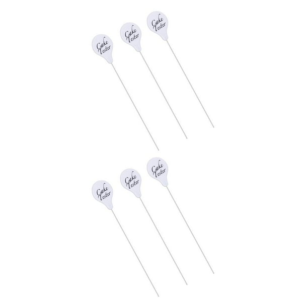 Advancent 3 Pieces Stainless Steel Cake Probe Reusable Replacement Adorable Tester Baking Home Portable Anti-rust Skewer blanco 19*4.5 cm 2piezas Advancent CBP111353